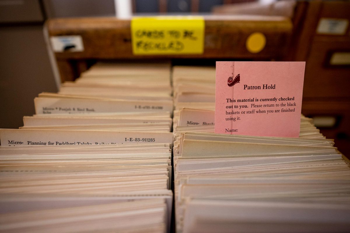 The Old Card Catalog: Collaborative Effort Will Preserve Its History