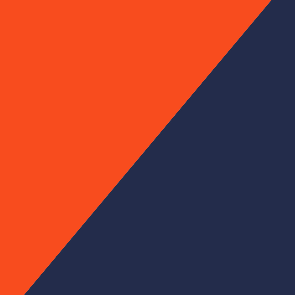Colors: Orange and Blue